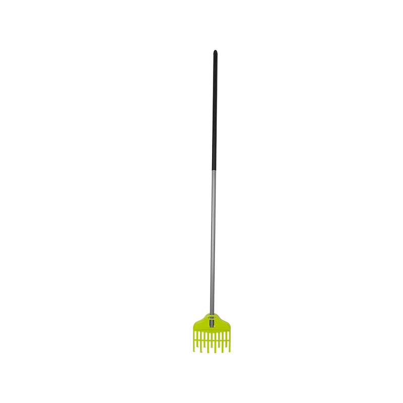 R210 Double-row Tooth PVC Handle Adjustable Leaf Rake